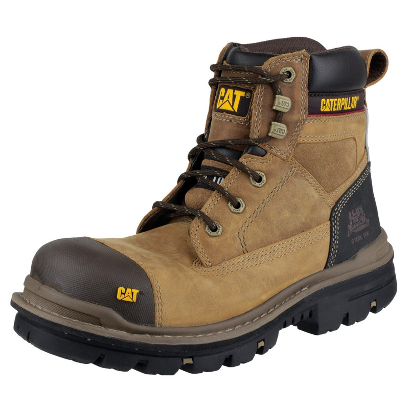 Caterpillar Gravel Safety Boots Dark Beige Size 13