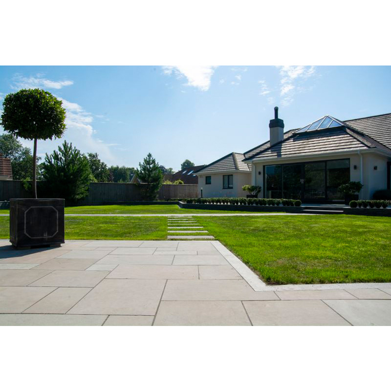 Marshalls Towngate Sandstone Natural Paving Slabs Grey Multi 610 x 305 x 18mm