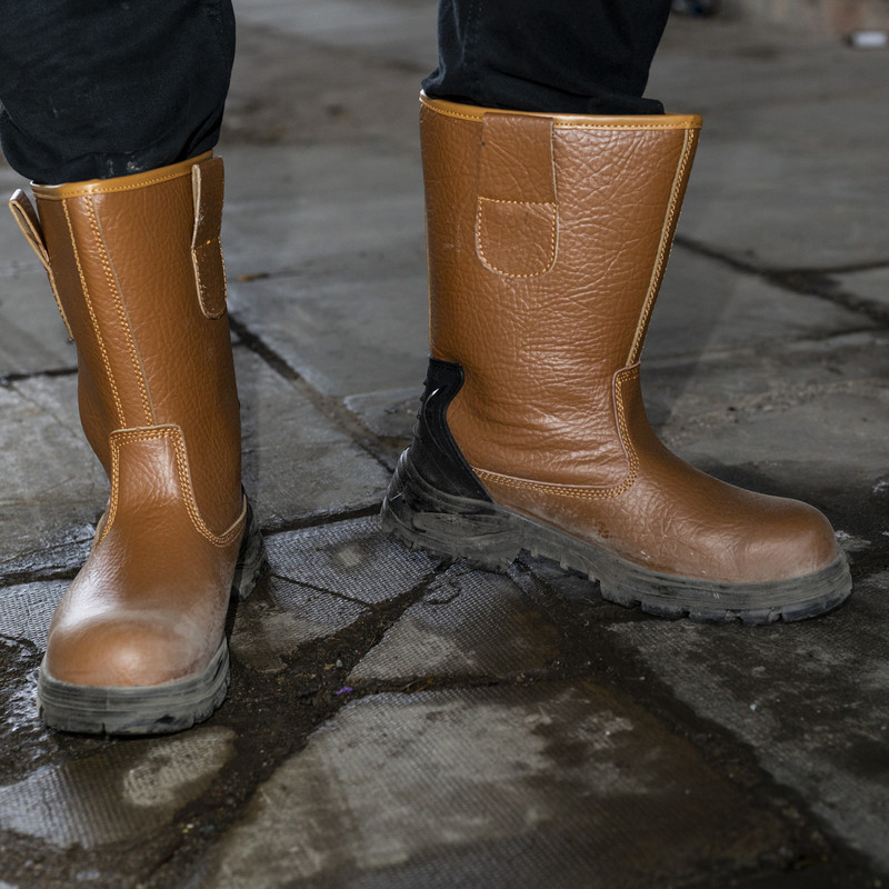 Safety Rigger Boots Size 9 Tan