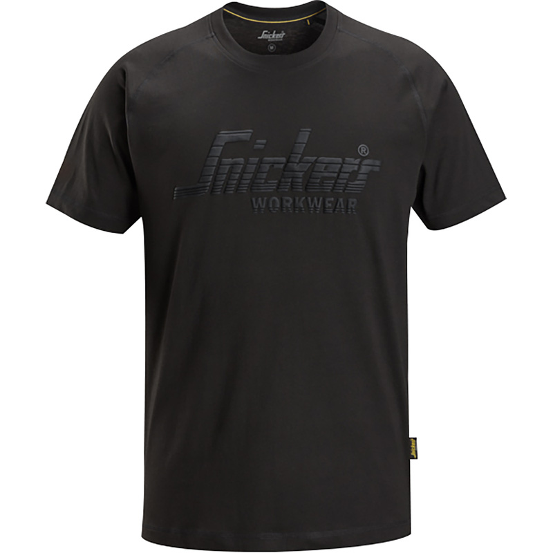 Snickers 2590 Logo T-Shirt Black Medium