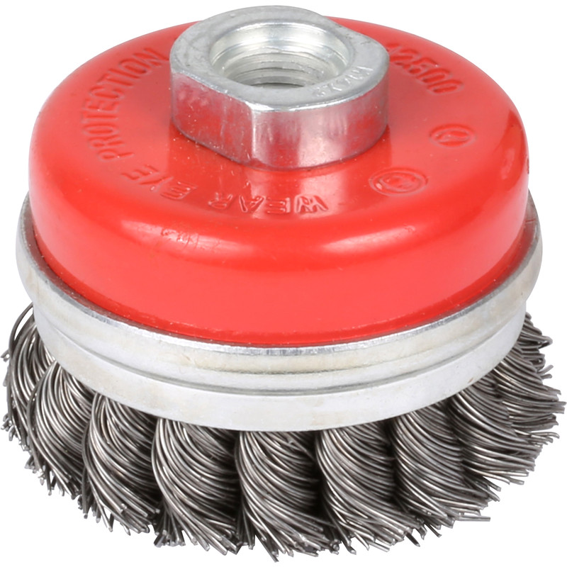Abracs Wire Twist Knot Cup Brush 75mm