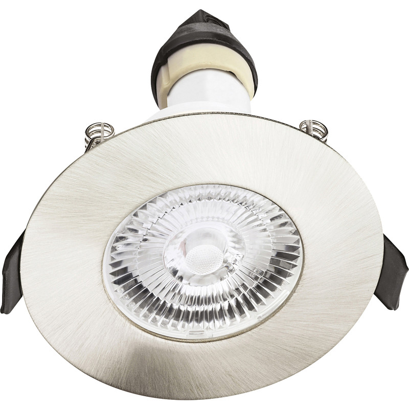 Integral LED Evofire IP65 Fire Rated Downlight Satin Nickel