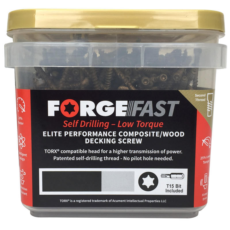 ForgeFast Decking Screw Tan 4.5 x 50mm