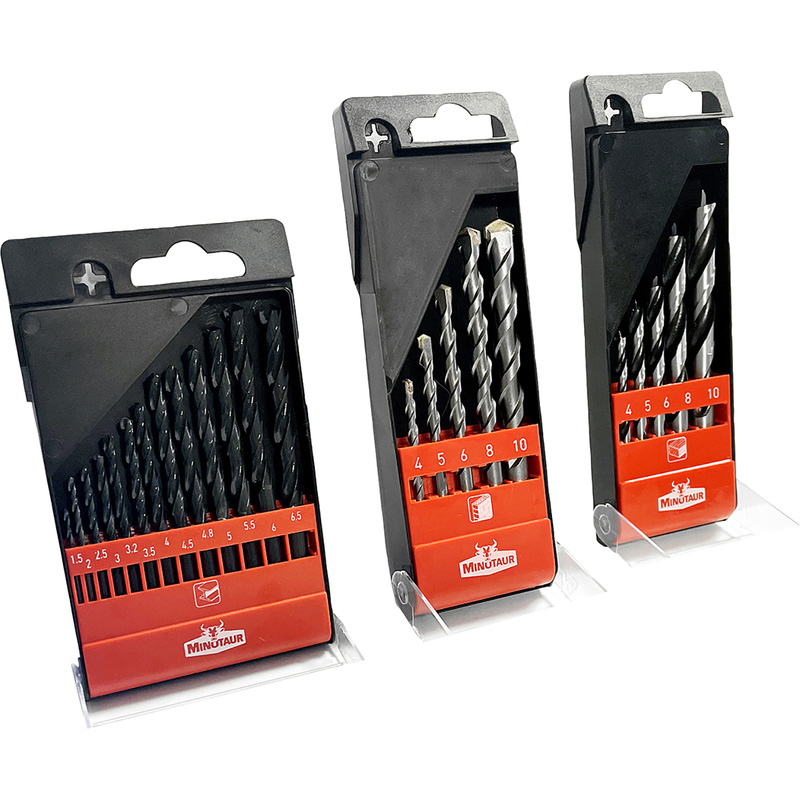 Minotaur Combination Drill Bit Set