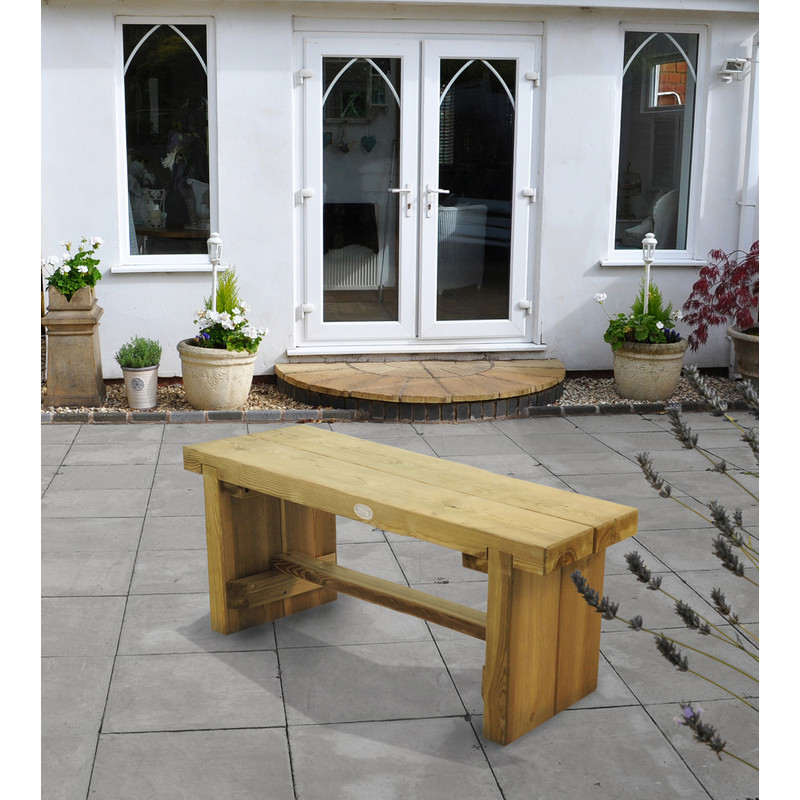 Forest Garden Double Sleeper Bench 45cm (h) x 120cm (w) x 35cm (d)