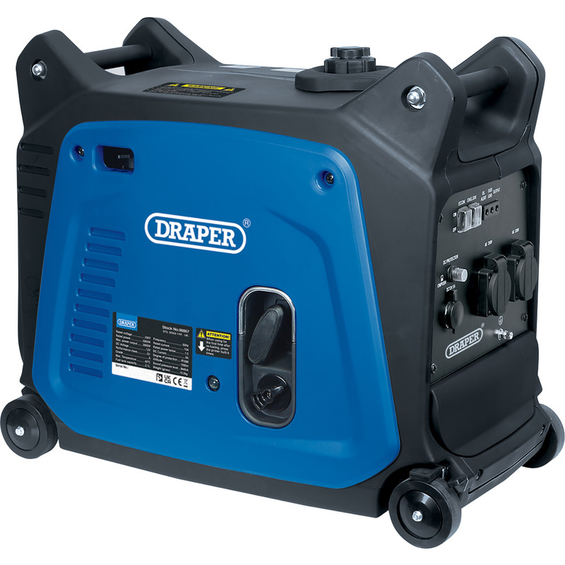 Draper 2.3kW Close Case Inverter Generator 230V