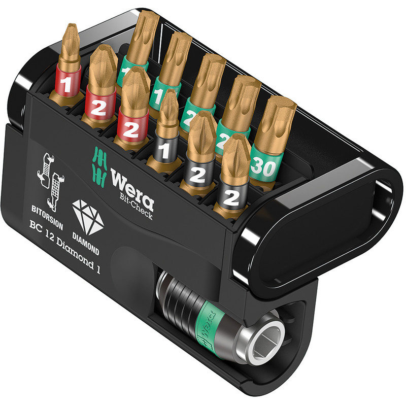 Wera Diamond BiTorsion Screwdriver Bit Set
