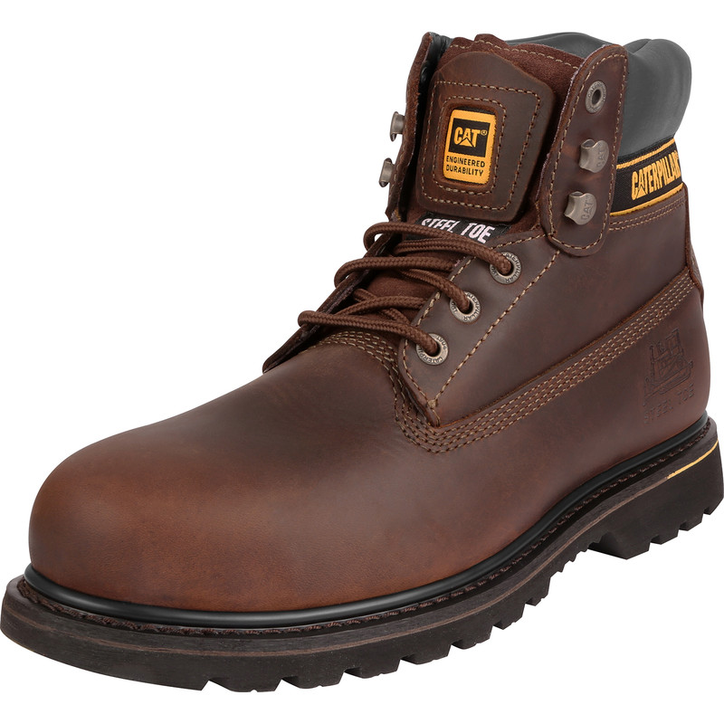 Caterpillar Holton Safety Boots Brown Size 9