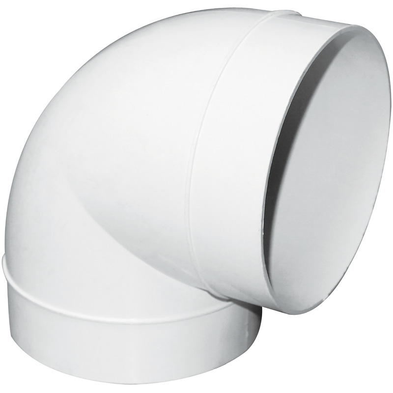 Airvent Round 90 Degree Bend 100mm