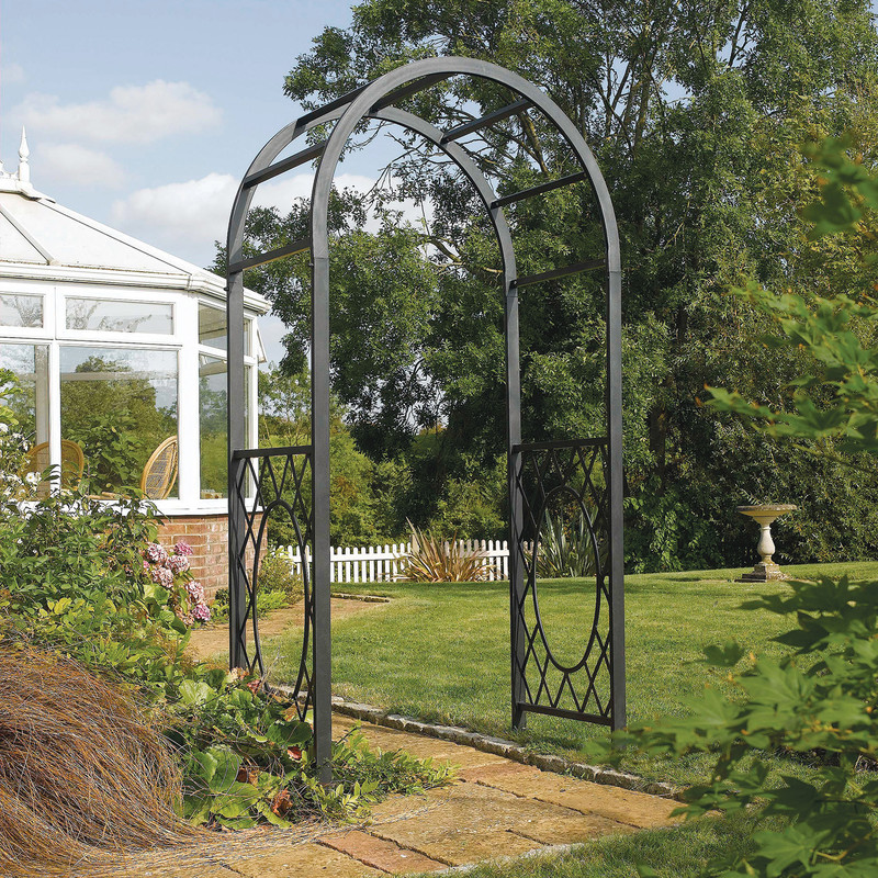 Rowlinson Wrenbury Round Top Arch 220cm (h) x 110cm (w) x 61cm (d)
