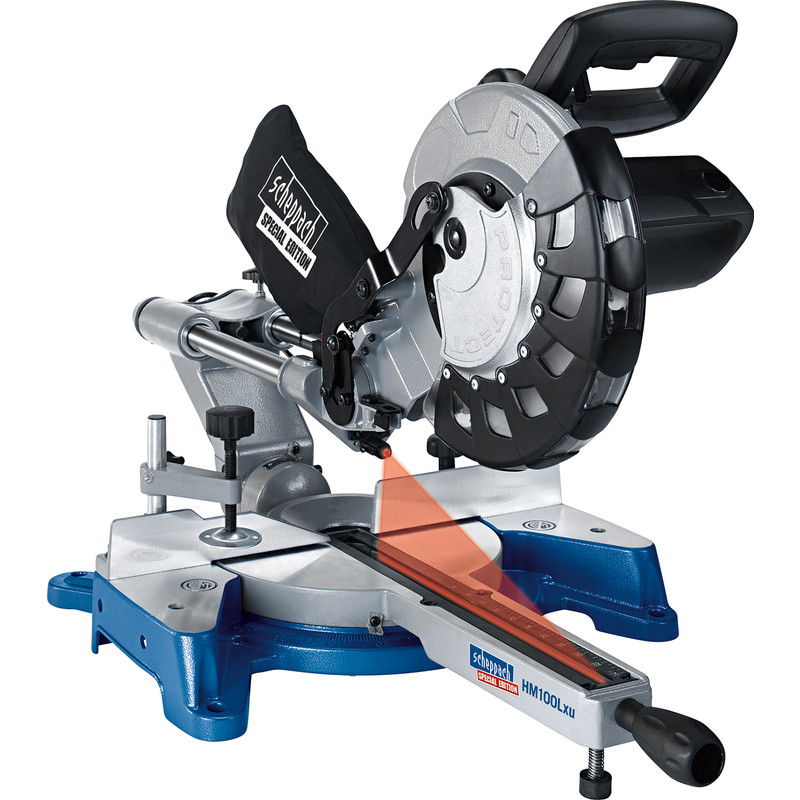 Scheppach HM100LXU 2000W 254mm Sliding Mitre Saw 240V