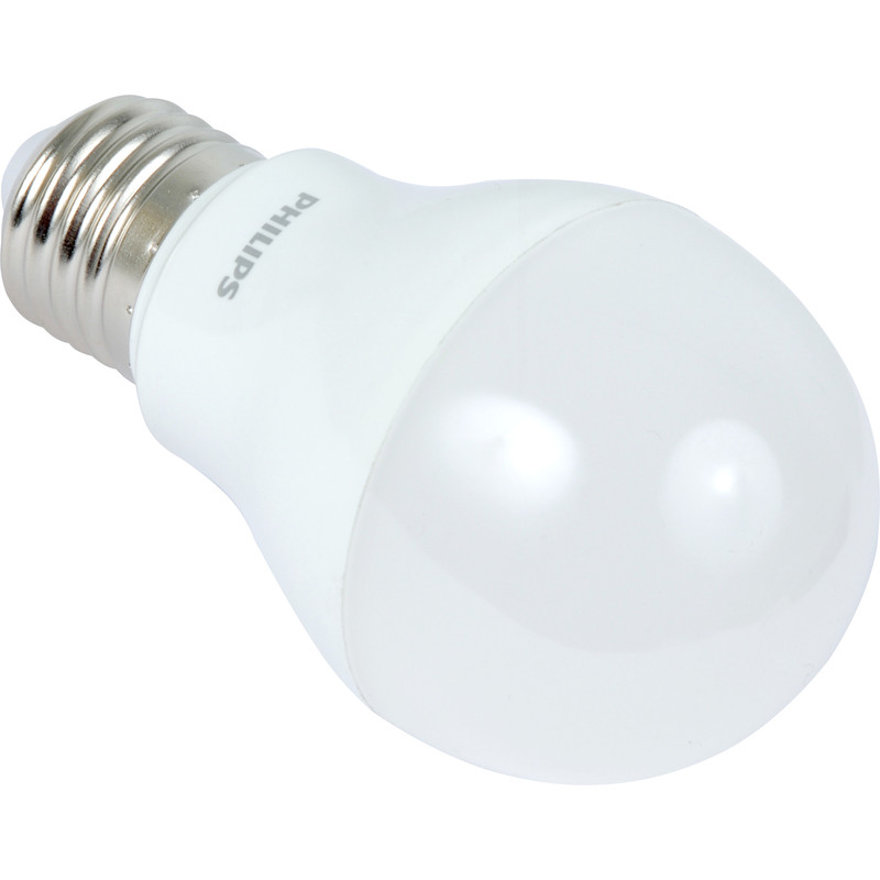 Philips LED Dimmable A Shape Lamp 6W ES 470lm Clear