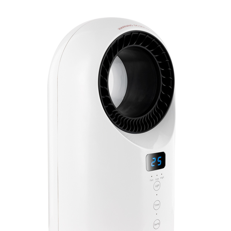 TCP Smart Wifi Portable Bladeless Ceramic Heater & Cooling Fan 1500W White