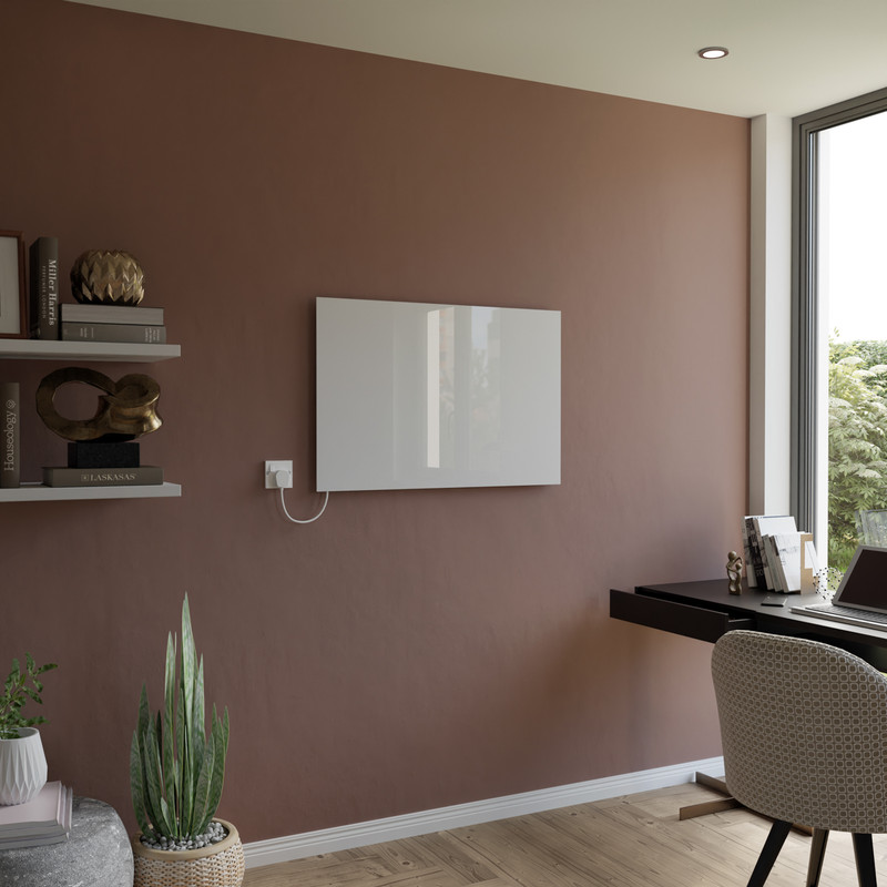 Ximax Infrared Panel Glass Heater 900 x 600mm 2048 BTU 600W White