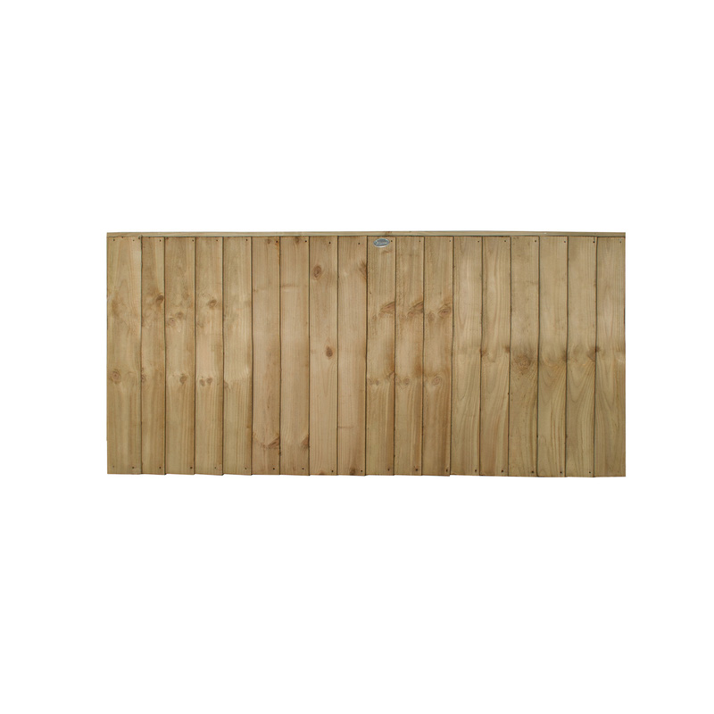 Forest Garden Pressure Treated Closeboard Fence Panel 6' x 3'
