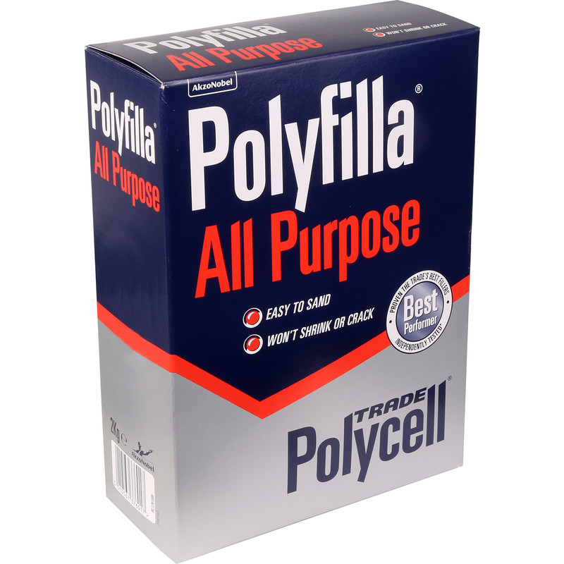 Polycell Trade Polyfilla All Purpose Filler 2kg