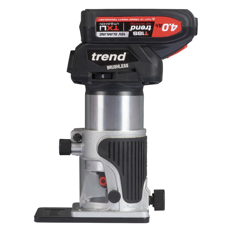 Trend T18S/R14 18V Cordless Brushless 1/4" Router Body Only
