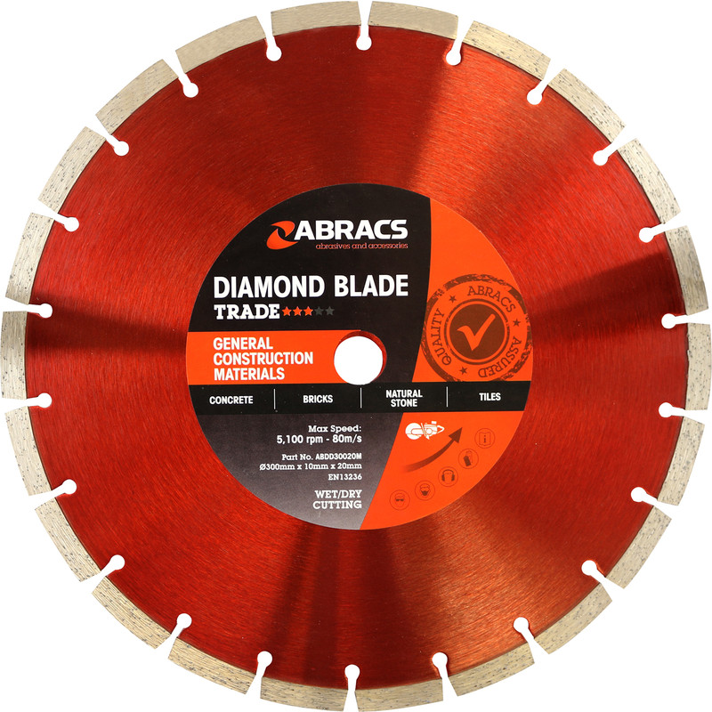 Abracs General Purpose Diamond Blade 300 x 20mm