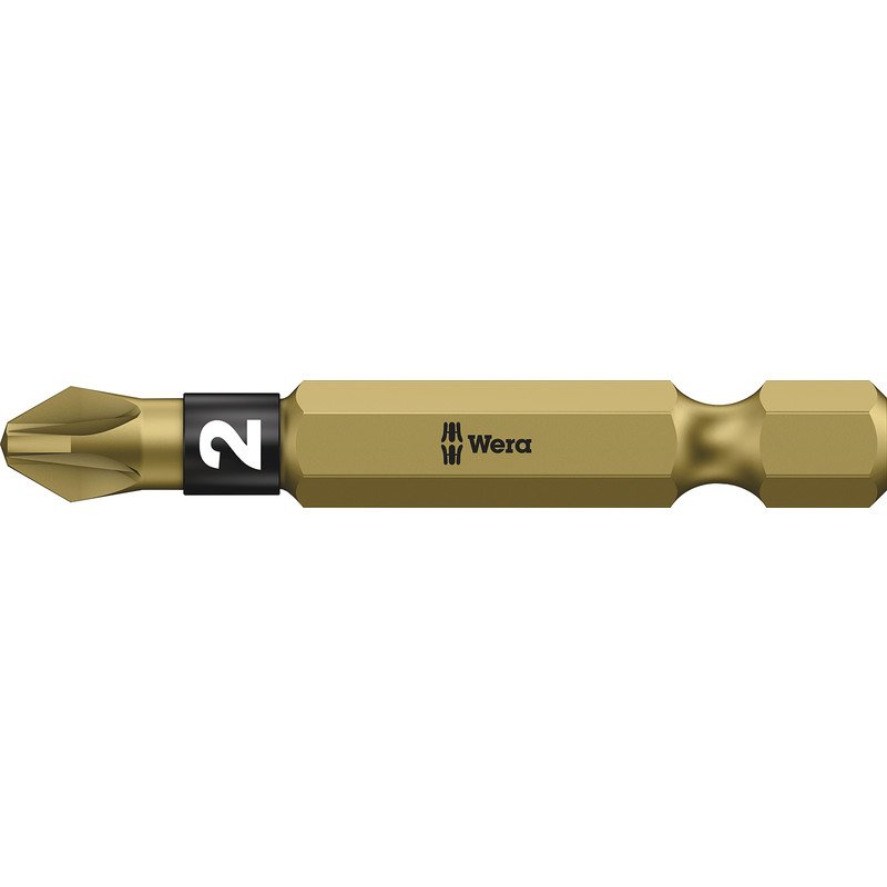 Wera Gold Bi-Torsion Screwdriver Bit PZD 2 x 50mm