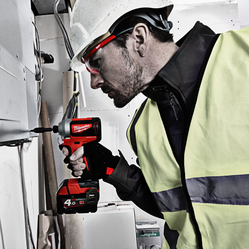 Milwaukee M18CBLPP2F-302X 18V Compact Brushless Combi and Impact Driver Twin Kit 2 x 3.0Ah High Output