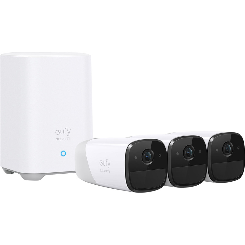 EufyCam 2 - 3 Camera Kit + HomeBase 2 Battery