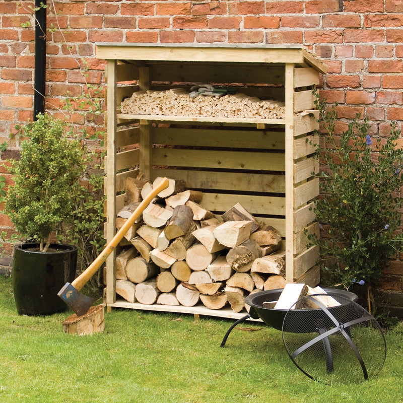 Rowlinson Small Log Store 156cm (h) x 117cm (w) x 56cm (d)
