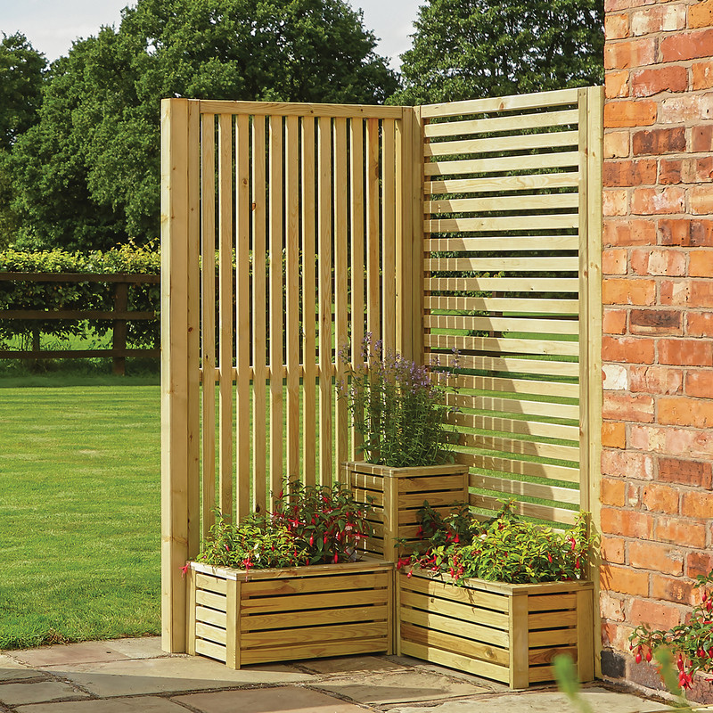 Rowlinson Garden Creations Corner Set 183cm (h) x 104cm (w) x 104cm (d)