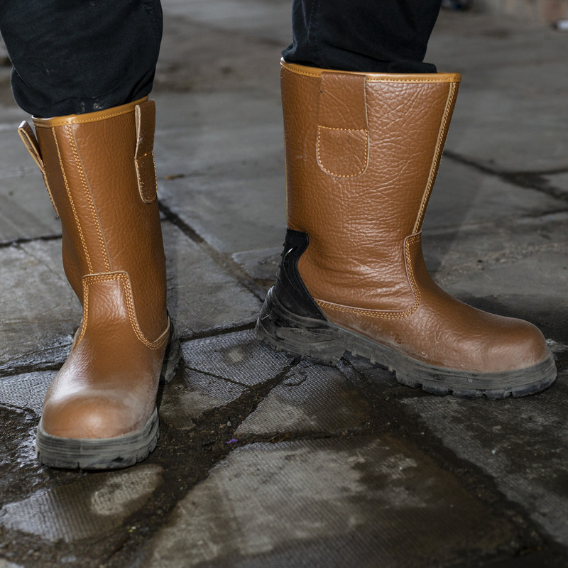 Safety Rigger Boots Size 11 Tan