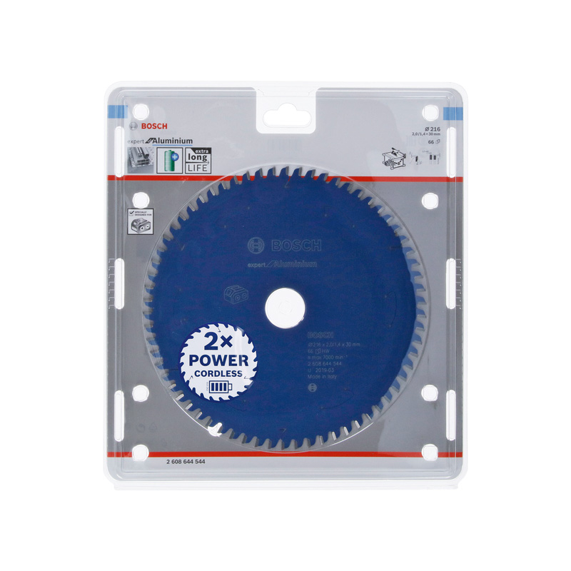 Bosch EXPERT Cordless Aluminium Circular Saw Blade 216 x 30 x 66T