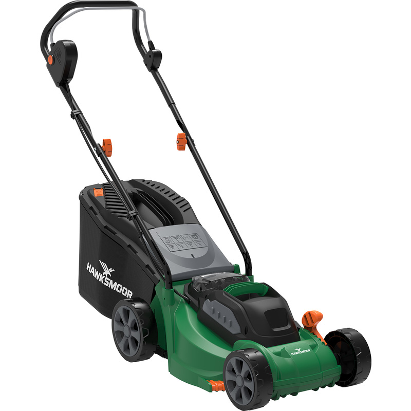 Hawksmoor 18V 33cm Cordless Lawnmower 1 x 4.0Ah