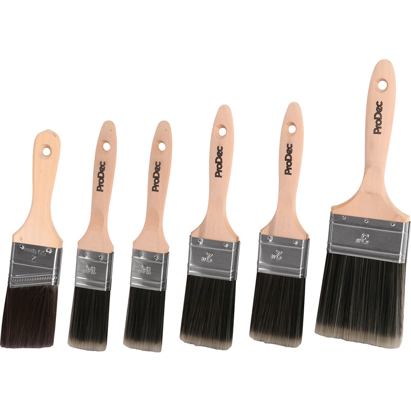 Prodec Trojan Synthetic Paintbrush Set 6 Piece