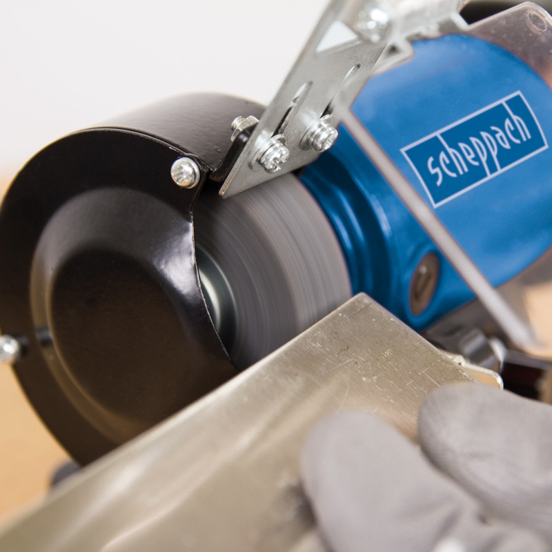 Scheppach HG34 120W 75mm Bench Grinder and Accessory Kit 230V