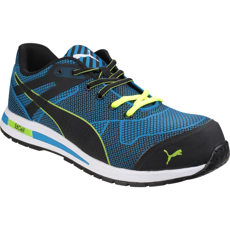 Puma Blaze Knit Safety Trainers Blue Size 9