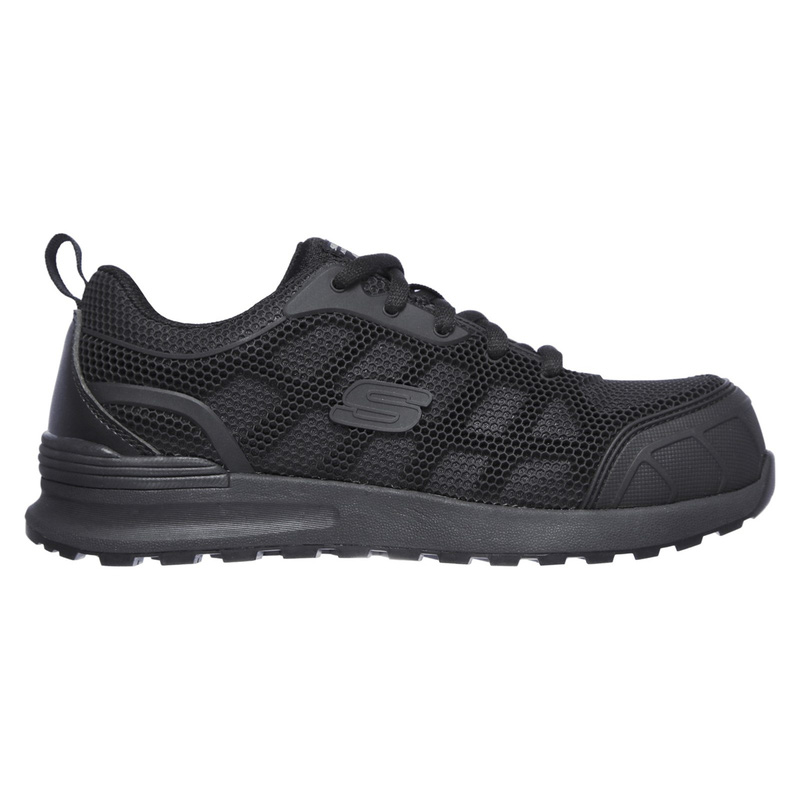Skechers SK77289EC Bulklin Ayak Ladies Safety Trainers Black Size 4