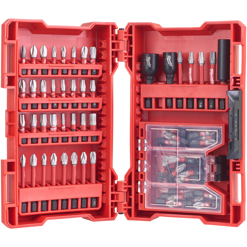 Milwaukee SHOCKWAVE™ Screw & Nut Driving Set 70 pc