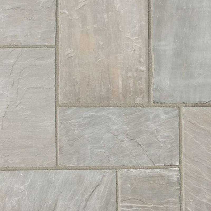 Marshalls Indian Sandstone Squaring Off Kit Grey Multi 560 x 22mm