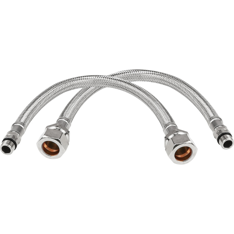 Flexible Tap Tails 300mm 15 x 10mm 8mm Bore