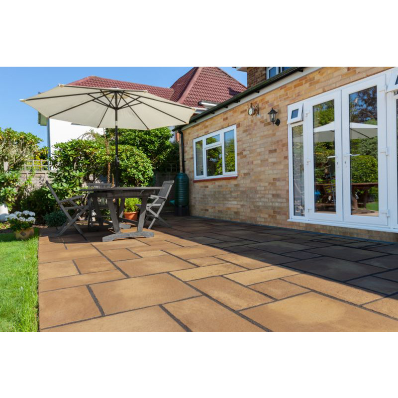 Marshalls Firedstone Paving Slabs Sunrise 300 x 300 x 38mm