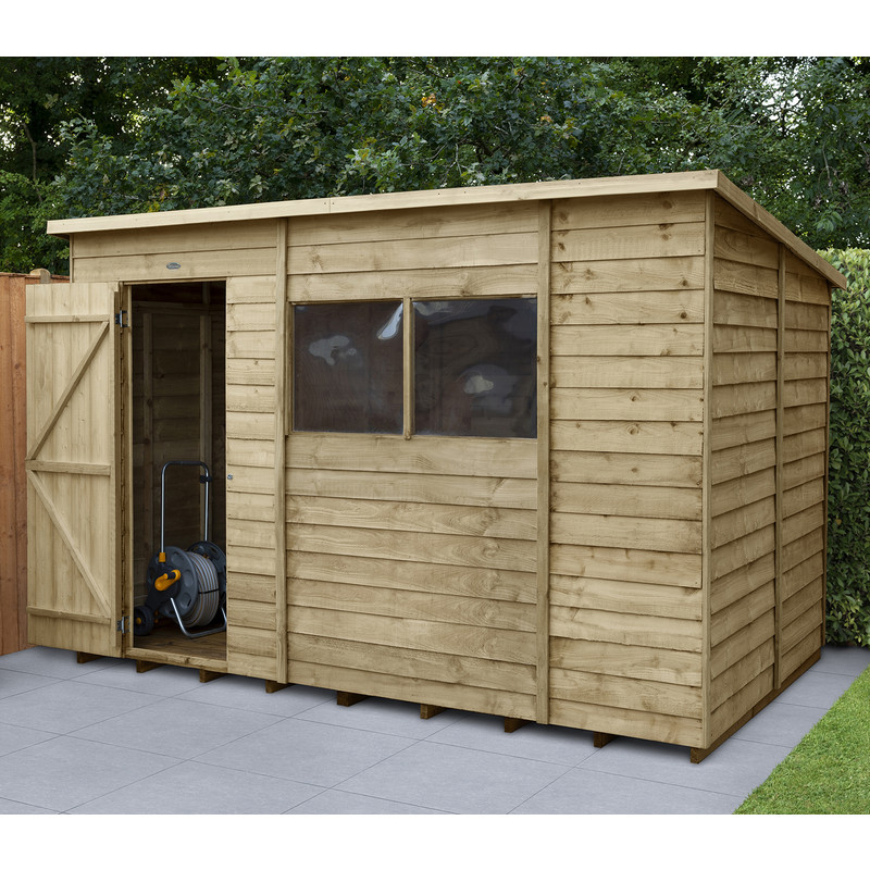 Forest Garden Overlap Pressure Treated Shed 10' x 6'