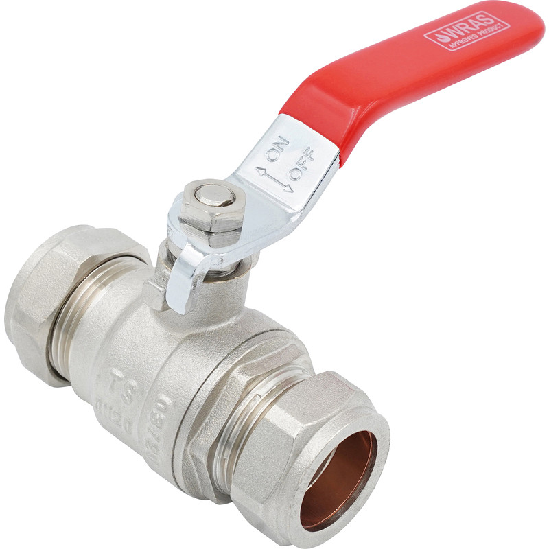 Made4Trade Lever Ball Valve 22mm Red