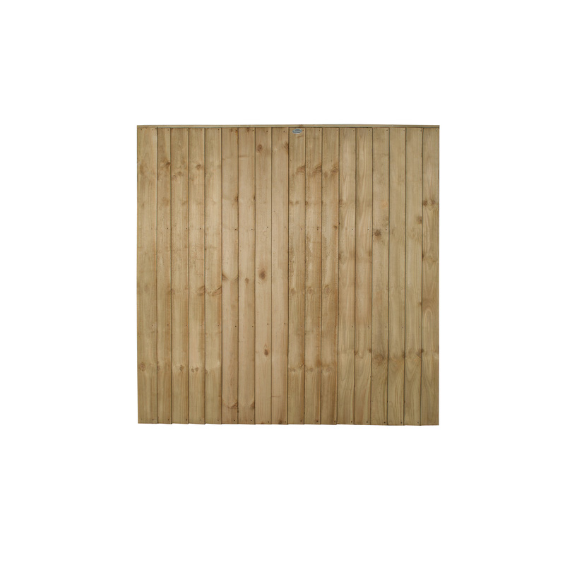 Forest Garden Pressure Treated Closeboard Fence Panel 6' x 6'