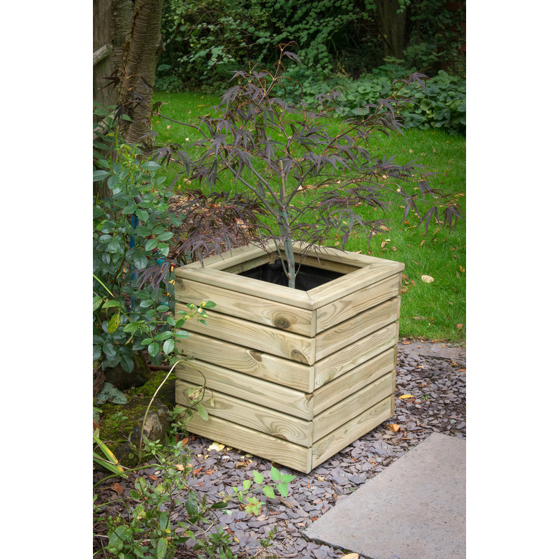 Forest Garden Square Linear Planter 44 x 40 x 40cm