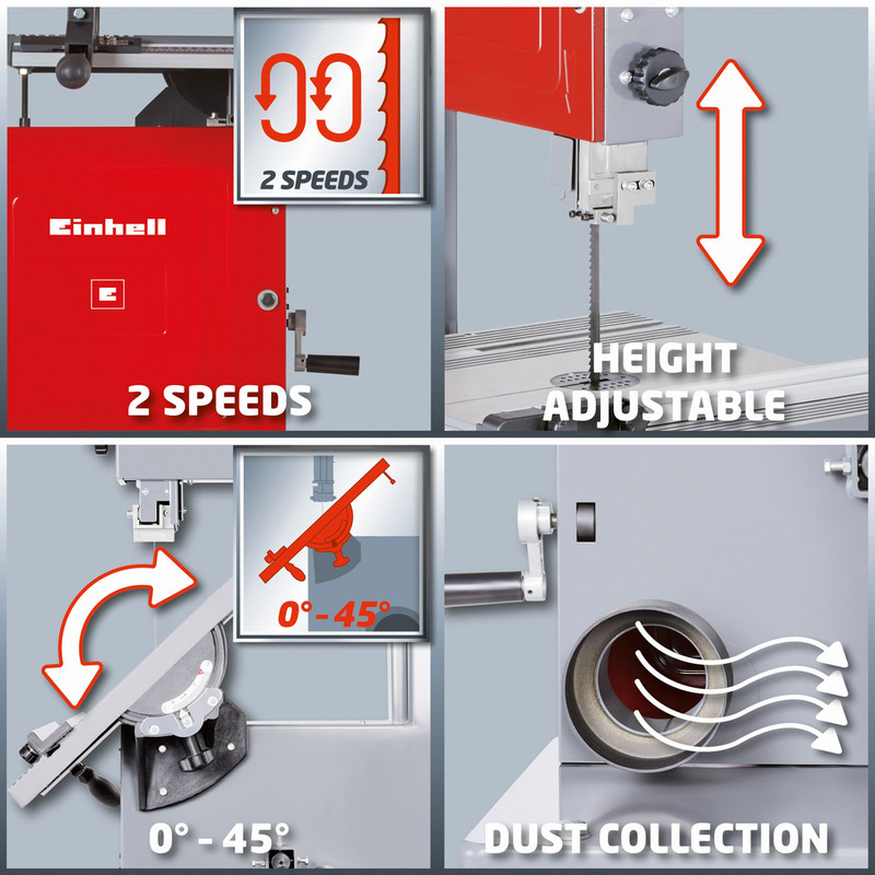 Einhell TC-SB 305 U 750W Bandsaw 230V