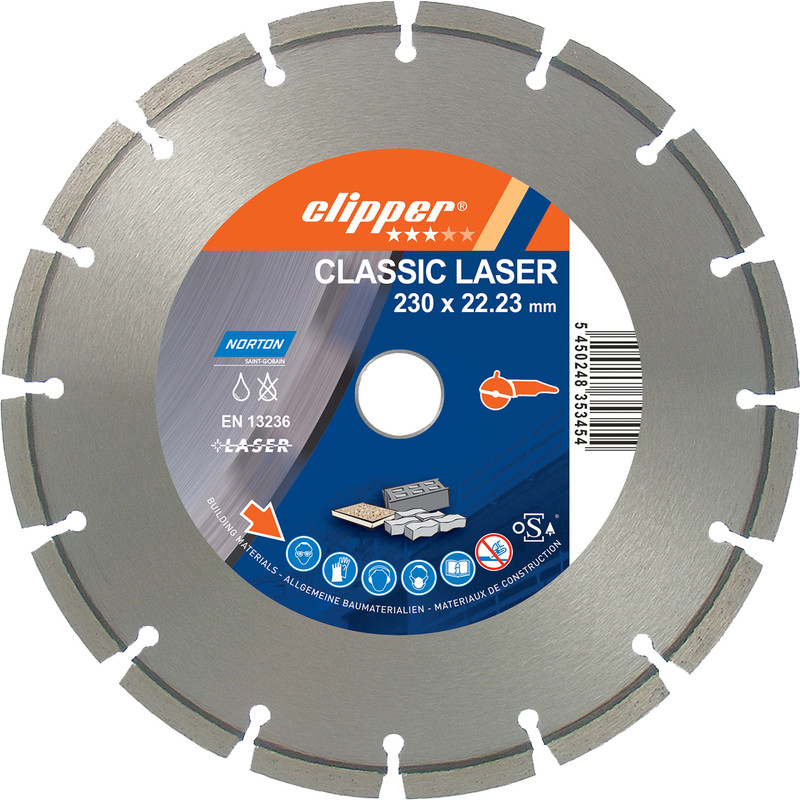 Norton Specialist Laser Diamond Blade 230 x 22.2mm