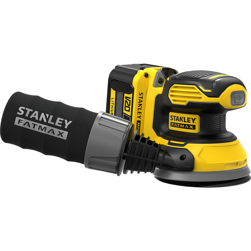 Stanley FatMax V20 18V 125mm Cordless Random Orbital Sander 1 x 4.0Ah