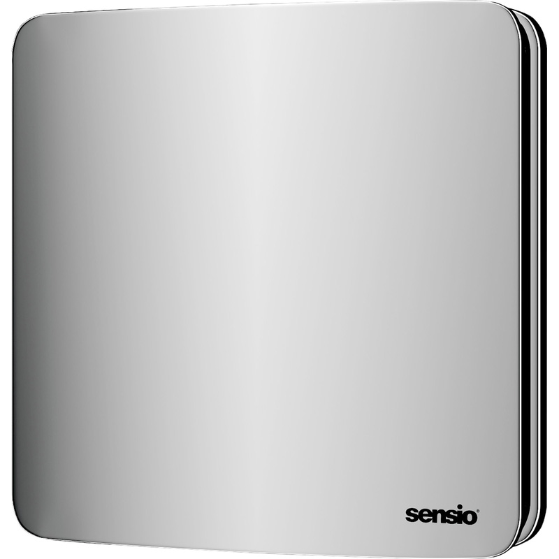 Sensio Rubi Wall Ventilation Fan Chrome 100mm