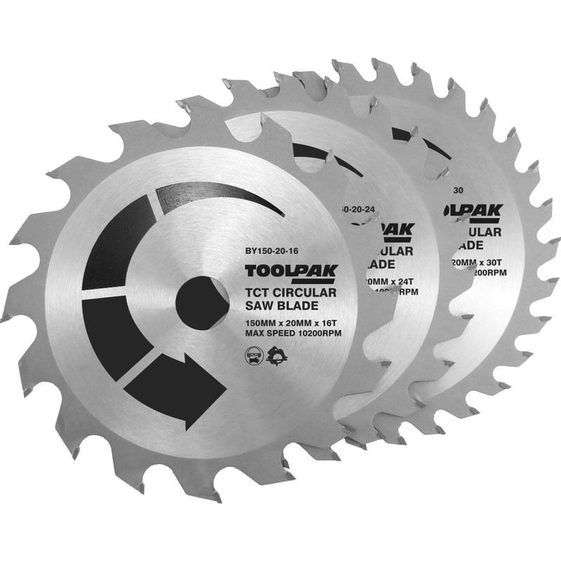 Toolpak TCT Circular Saw Blades 150 x 20mm