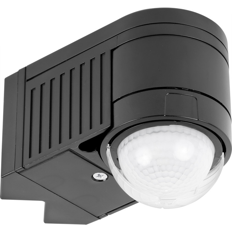 360° Corner Mount PIR Sensor IP44 Black