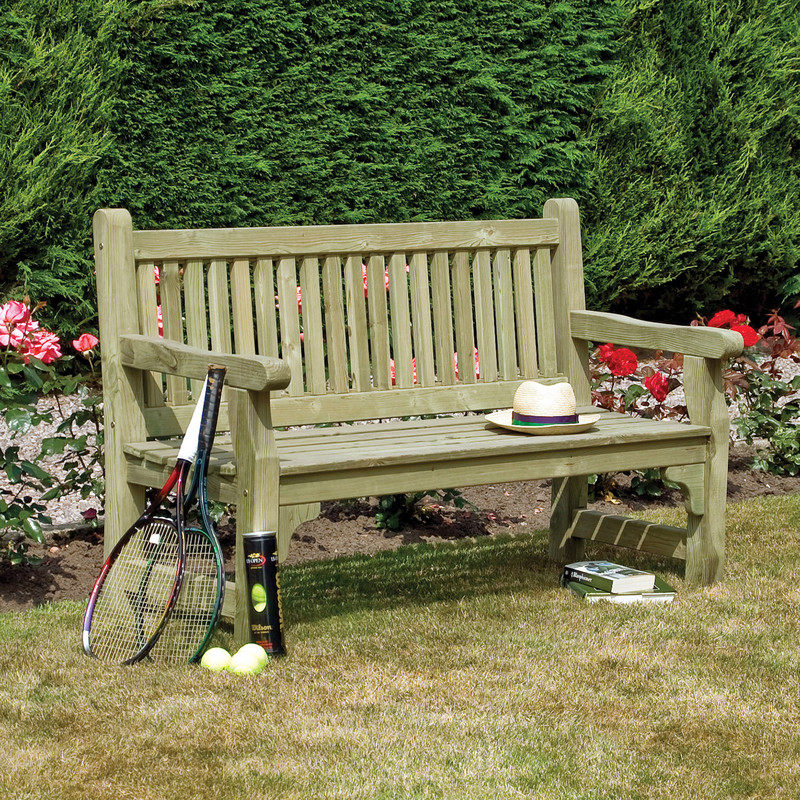Rowlinson Softwood Bench 95cm (h) x 150cm (w) x 67cm (d)