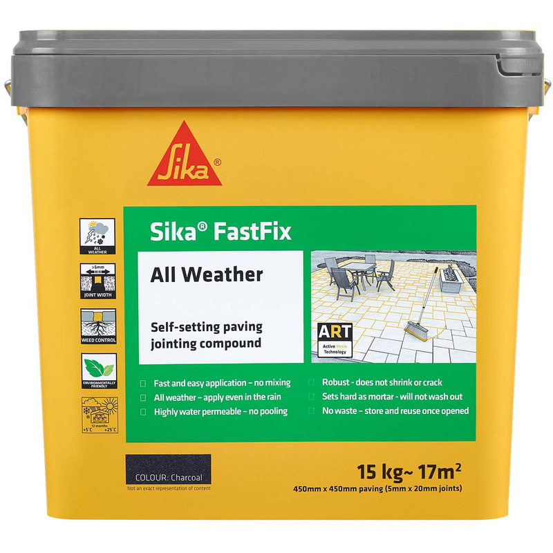 Sika FastFix All Weather Jointing Compound Charcoal 15kg